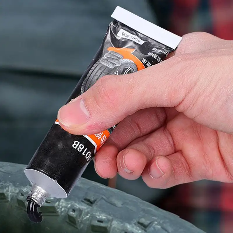 50ml Motorcycle Tire Repair Glue auto Tire Cement Glue Strong Tire Repair Adhesive Tire sealant for car Motorcycle Tire sidewall