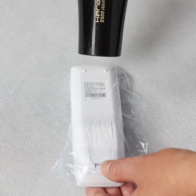PVC Clear Heat Shrink Protective Film for Video TV Air Condition Remote Control Dustproof Cover Waterproof Protective Case shrink film bag remote controller cover air condition remote control 10Pcs