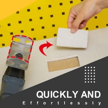 

Square/Rectangle Slot Cutter Universal Hole Opener Tool Stainless Steel One Step in Place for Plasterboard Dry Wall Slot