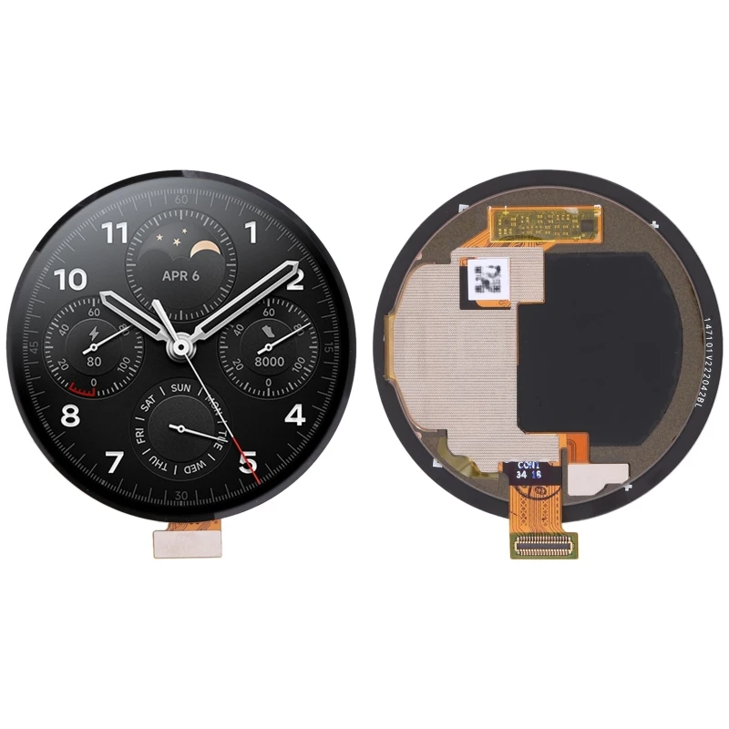 

Original LCD Screen Display Repair Replacement Part For Xiaomi Watch S1 Pro Digitizer Full Assembly with / without Frame