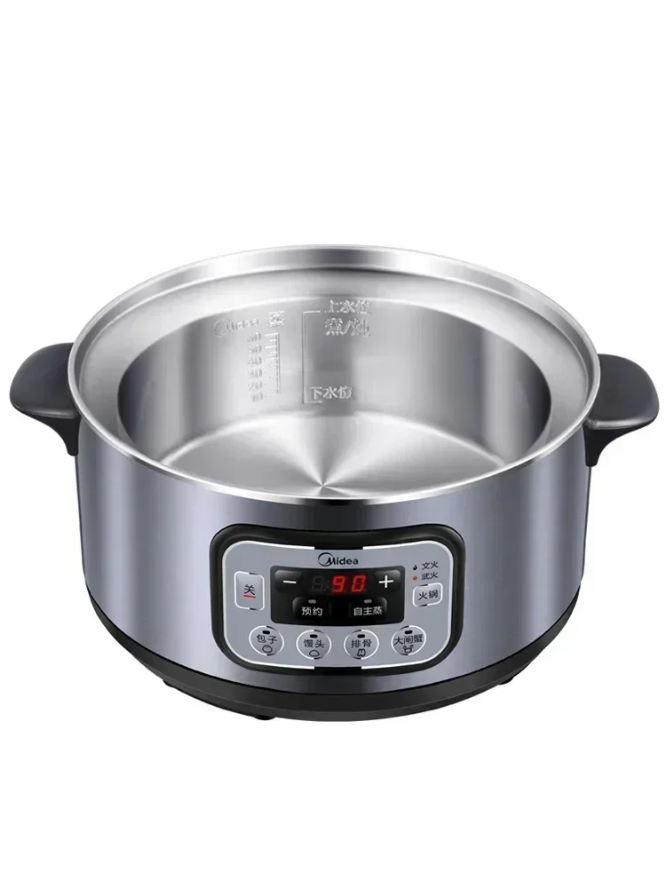 Three-layer large capacity New Electric Steamer Stainless Steel Integrated Electric Steamer Multi-function