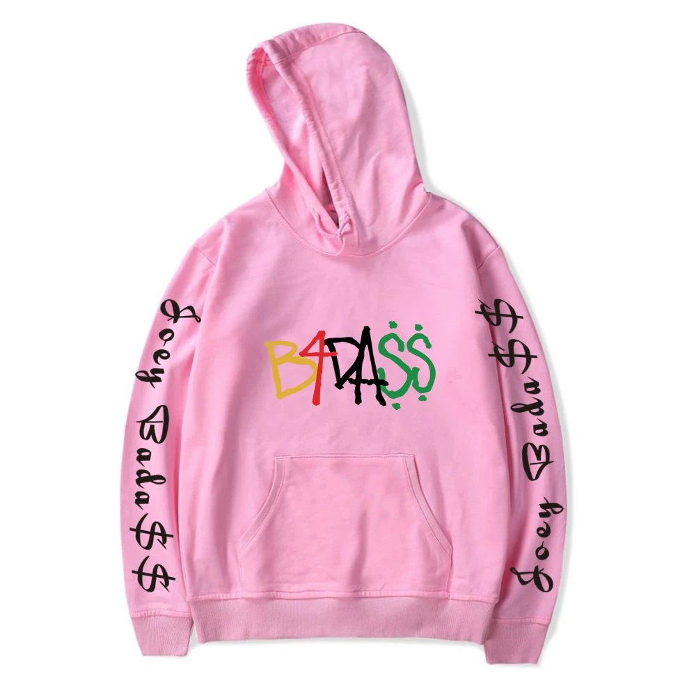 Joey Bada$$ hip-hop spring graphic hooded cartoon print casual Harajuku cool streetwear unisex hoodie tops