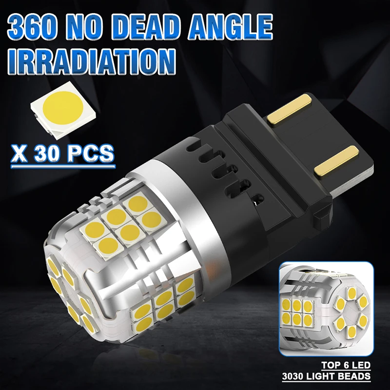 ĵ ڵ Led 극ũ  õ, DRL ְ  ,  ο Ʈ, ȭƮ ڹ, 30 * 3030SMD 3157 T25 P27/7W, 12V, 2 