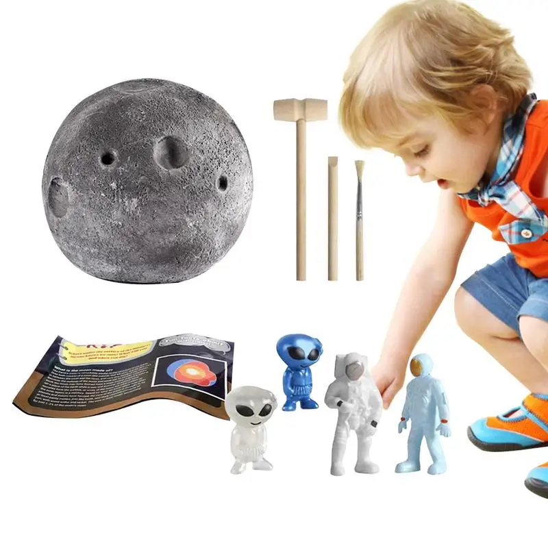 

Space Toys Dig Kit Science Digging Kit For Space Toys Moon Ball And Figurines Dig Kit Space Collection Kit With Alien &