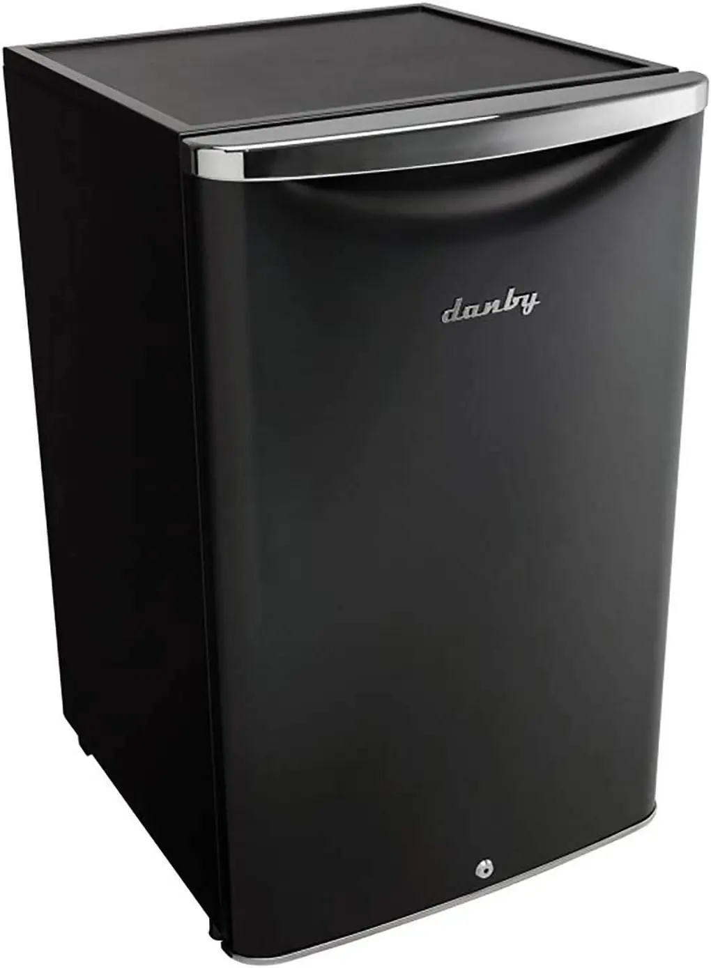 4.4 Cu.Ft. Mini Fridge Compact Refrigerator For Bedroom Living Room Bar Dorm Kitchen Office E-Star In Black With Lock