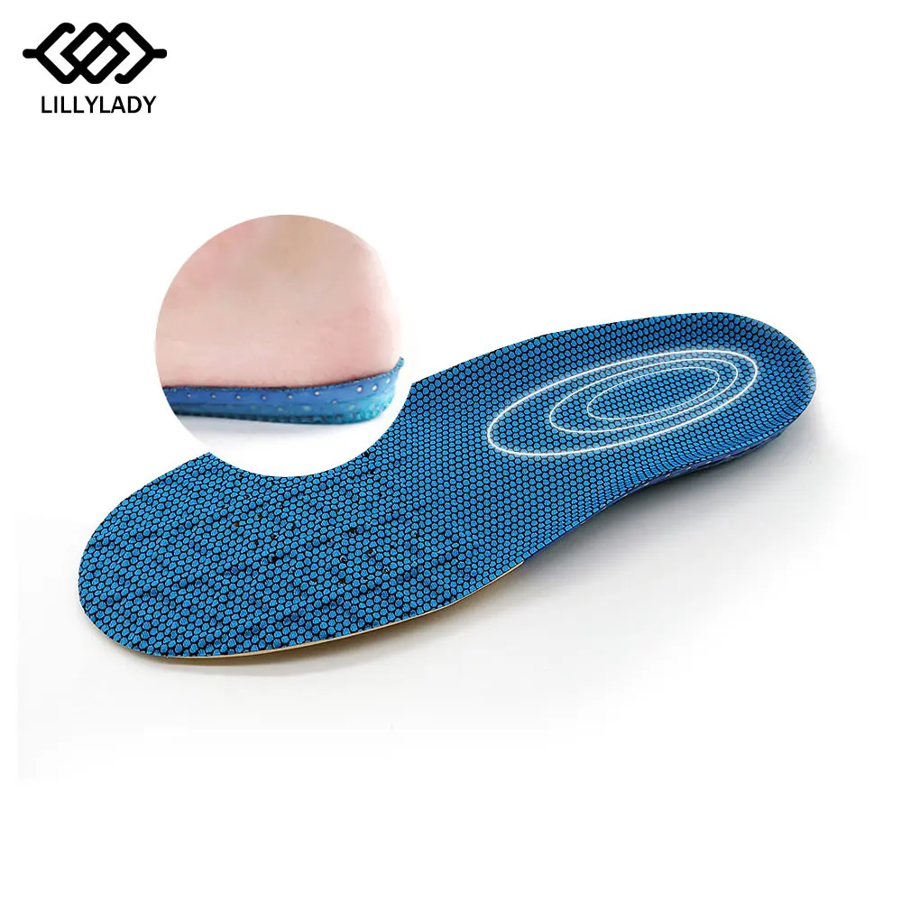 Sports Antiskid Insole For Men Women Sweat Shock Absorption Arch Basketball Football Leisure Running Shoes Thin Sole