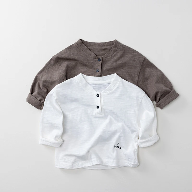 Cotton Kids Undershirts for Autumn