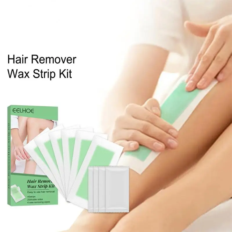 

Gentle Fast Hair Removal Wax Strips Body Face Hair Remove Epilator Wax Strip Paper Double Side Hair Remove Wax Paper