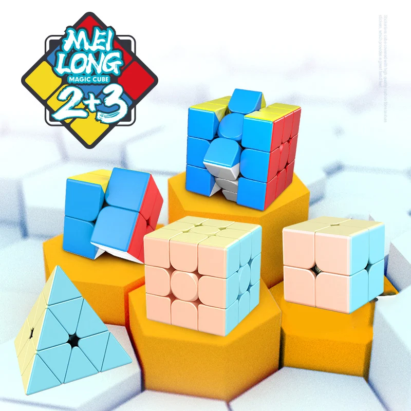MOYU Meilong 3x3 2x2 Professional Magic Cube 3x3x3 3×3 Speed Puzzle  Children's Fidget Toy Special Original Hungarian Cubo Magico - AliExpress