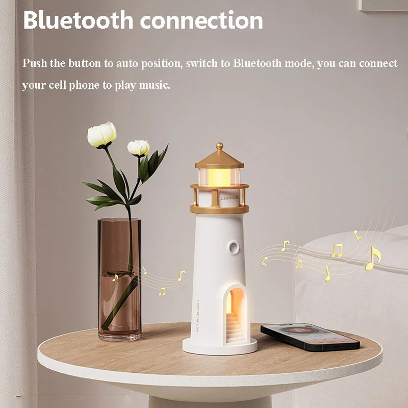 Portable Moonlight Projection Light Bluetooth Speaker Human Sensor Remote Control Soundbar Music Box Timed Lights Off Gifts