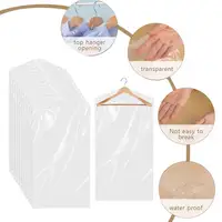 Dust Moisture Protection Bag Plastic Dry Bags for Garment Storage at Home Travel Moving Set of 50 Dust-proof Hanging for Dry 2