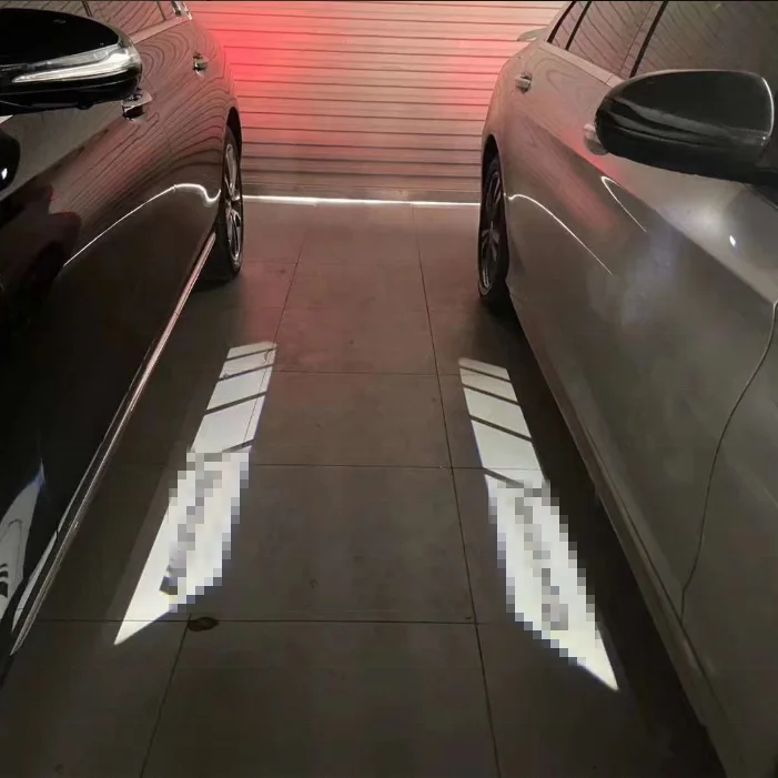 

Auto rearview mirror LED light AMG logo projector welcome light for Mercedes Benz C E W205 W213 class