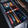 Black Mouse Pad Star Trek Laptop Offices Mousepad Desktop Decor Extended Pads Pc Keyboard Mice Mat Large Gamer Table Mat Playmat 3