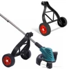 Universal Lawn Mower Support Wheel Adjustable Grass Gasoline Trimmer Attachment Garden Portable Side Hanging Electric Maintenanc 2