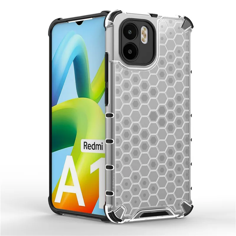 

Чехол для Redmi A1, чехол для Redmi A1, 4G, противоударный жесткий бампер с Сотами 6,52 дюйма для защиты ПК для Xiaomi Redmi A1 + A1 Plus, чехлы