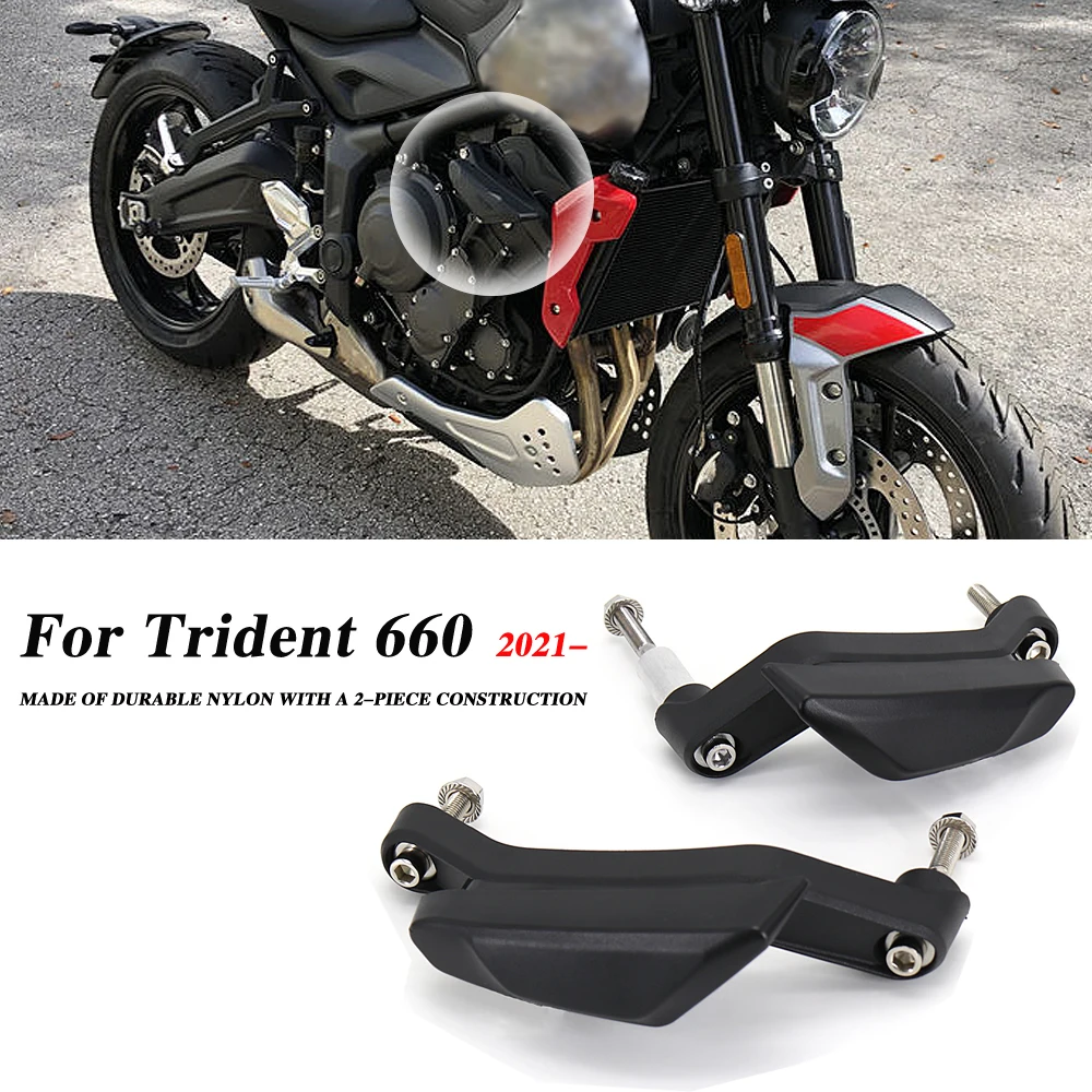 

Falling Protection NEW Motorcycle Parts For Trident 660 Trident660 Side Frame Sliders Guard Crash Pads Protector 2021 2022