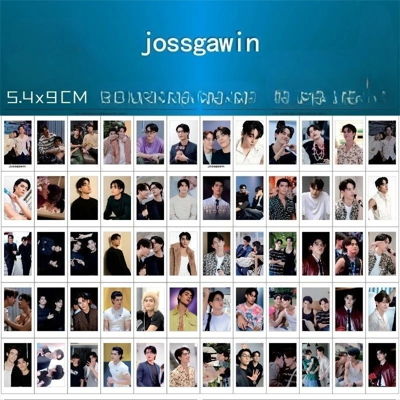 60PC/SET Jossgawin Photo Lomo Card Thai TV My Golden Blood Drama