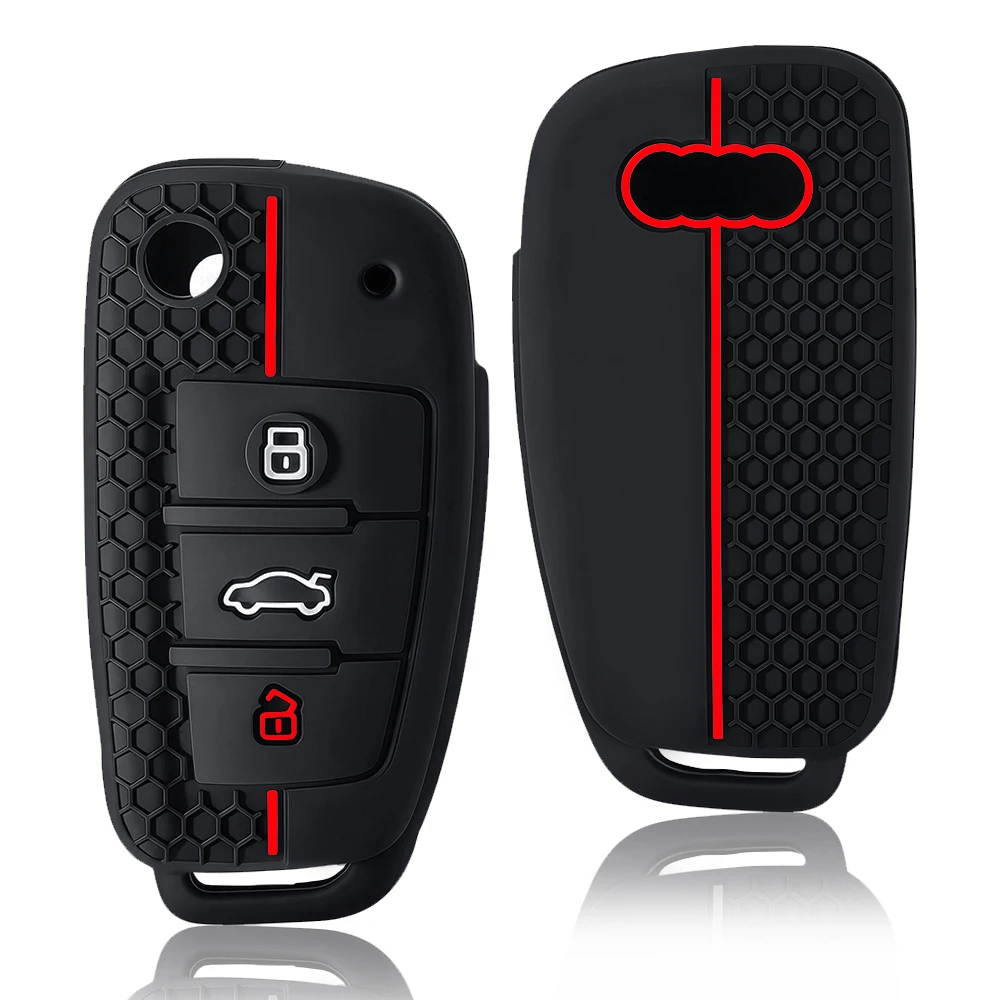 Capa de Silicone para Chave de Carro Audi A4 A6 A3