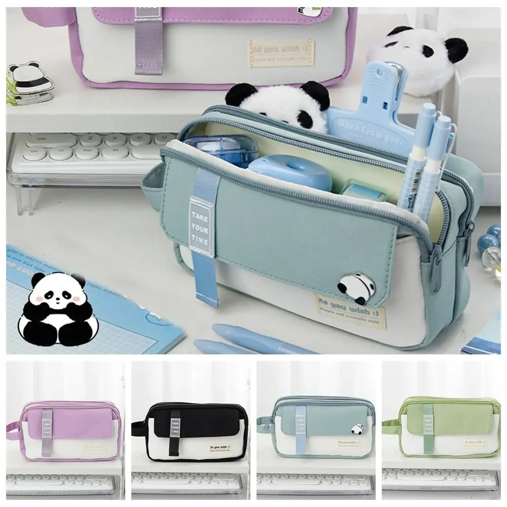 

Многофункциональный стилус, вместительные офисные и школьные принадлежности, чехол для хранения канцелярских принадлежностей, студенческий подарок, Холщовая Сумка для ручек