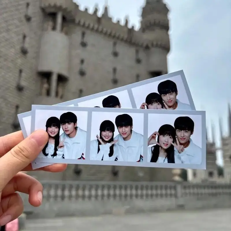 2pcs New Kpop Korean Stars Drama Lovely Runner Kim Hye Yoon Byeon Woo Seok sunjae Triple shot photo Gift