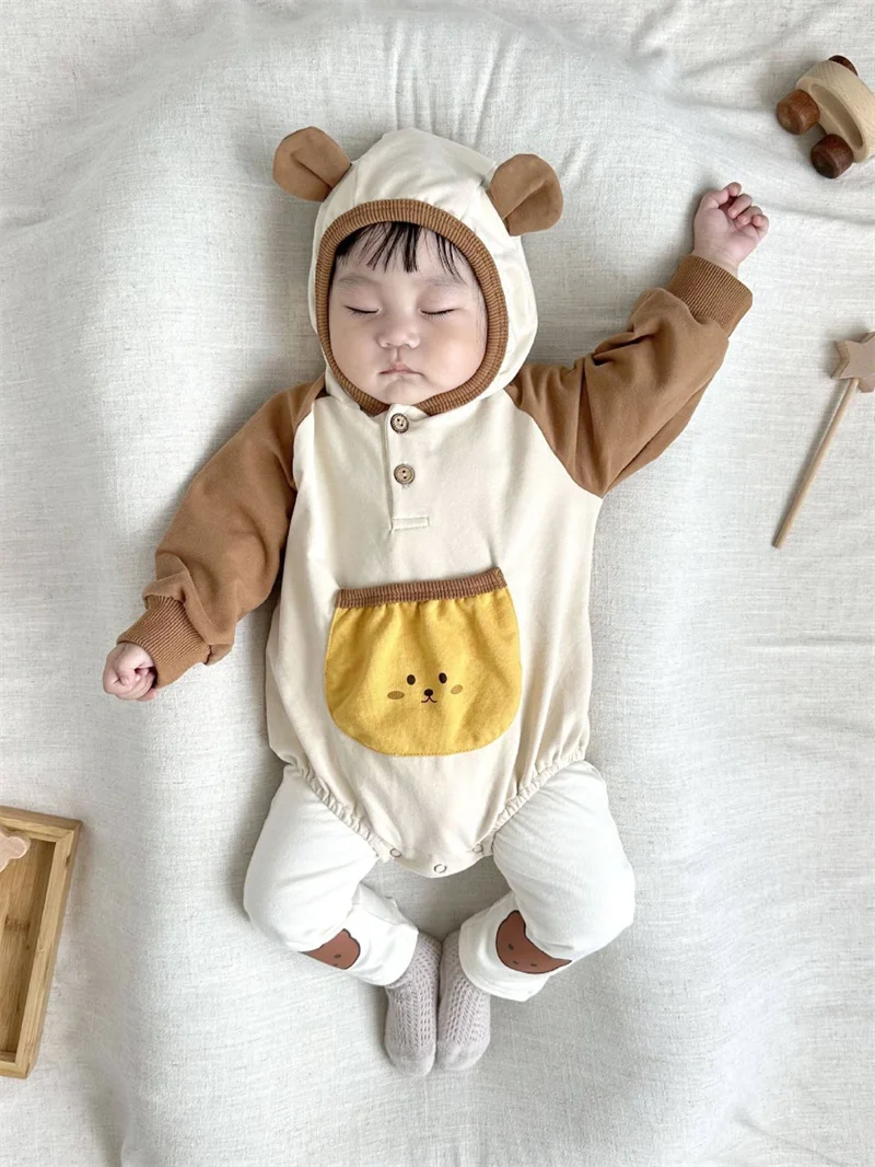 

0-24 Months Autumn Toddler Baby Bodysuits Boys Girl Clothes Long Sleeve Cotton Romper Cute Jumpsuit Newborn Onesie Overall Outfi