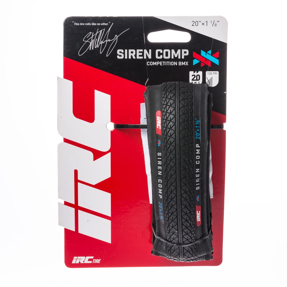 IRC SIREN COMP タイヤ 4本セット 20インチ 1-3/8 BMX IRC タイヤ SIREN COMP ブラック 20×1-3/8 185238 BMXレース用