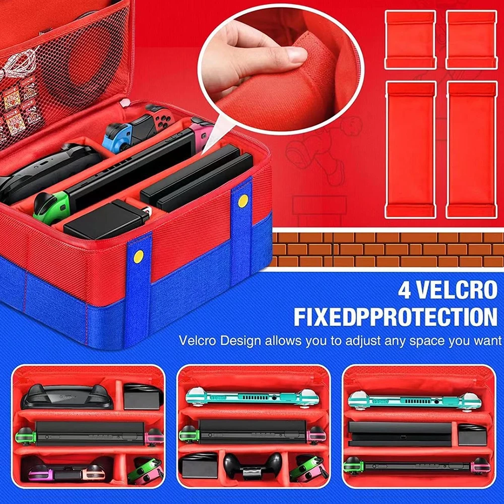 For Nintend Switch / OLED Travel Carrying Case Portable Storage Messenger Bag for Nintendo Switch/OLED Console Game Accessories