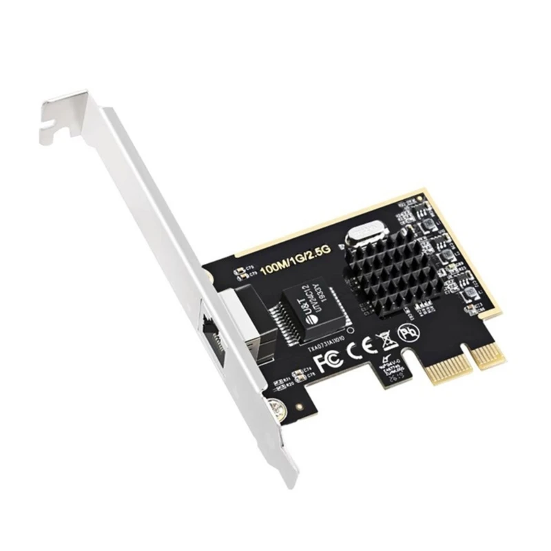 

F3MA 2.5Gbps PCI-E Adapter, 2500/1000/100Mbps PCI-Express Gigabit Ethernet Card RJ45 LAN Controller