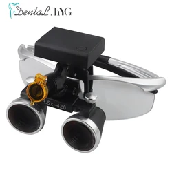 Wireless Portable LED Dental Headlight with Optical Filter (2.5X Whole set)