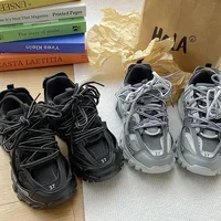 Baskets Design de marque pour hommes, nouvelles baskets épaisses pour hommes et femmes, chaussures de papa, tendance, pour filles et garçons, chaussures de sport décontractées 2