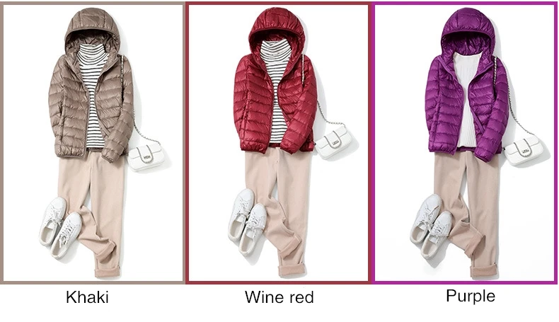 15 Colors Women Ultra Lightweight Puffer Jacket 2023 New Korean Fashion Hooded Short Female Wind-Resistant Breathable Down Coat