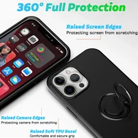 Coque de téléphone magnétique en silicone souple pour iPhone 13 11 12 Pro Max X XR XS Max 7 8 6 6s Plus Se 2020 Capa