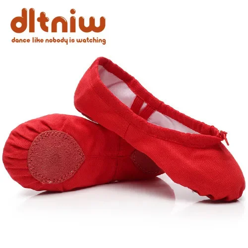 Pink Blue Rose Red Black White Green Flesh Ballet Shoes for Girl Woman Yoga Zapatos De Punta De Ballet Zapatillas dance shoes