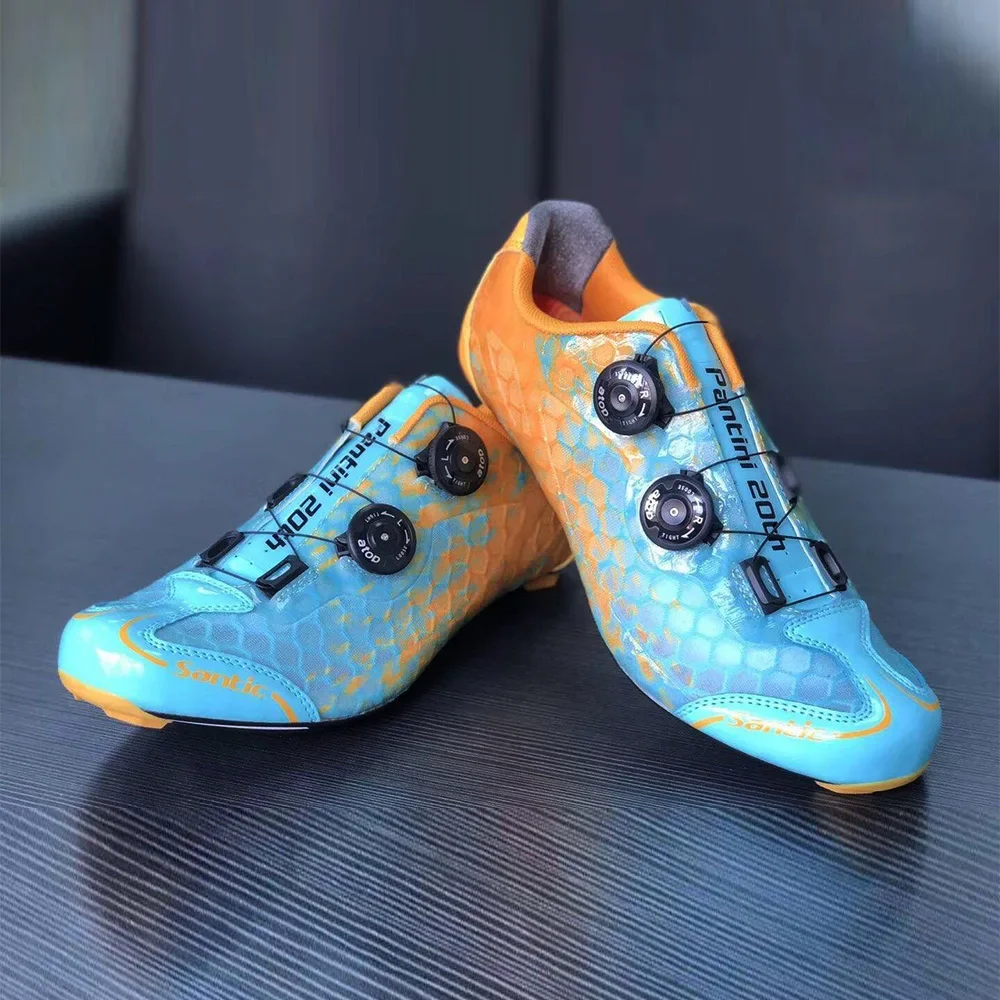 Carbon Fiber Ultralight Cycling Shoes Road Bicycle Sneakers Men's Pro Racing Zapatillas Ciclismo Bike Shoes