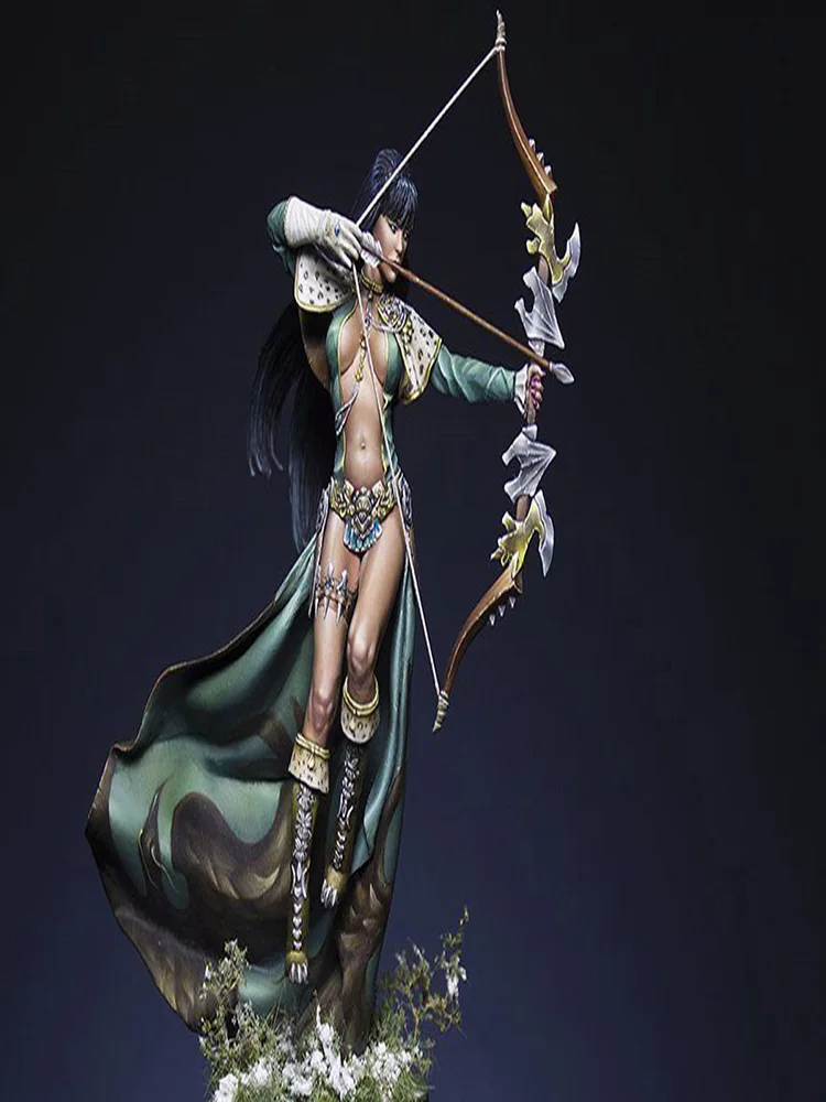 Unmontierter 1/24 alter Kriegerständer, Miniaturmodellbausätze aus Kunstharz, unbemalt