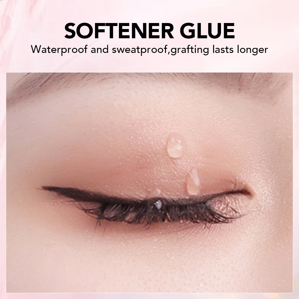 Eyelash Glue NATUHANA Lash Bonder for Eyelash Extensions Sealant Longer Retention Waterproof Oil-Proof Super Bonder Glue Accelerator