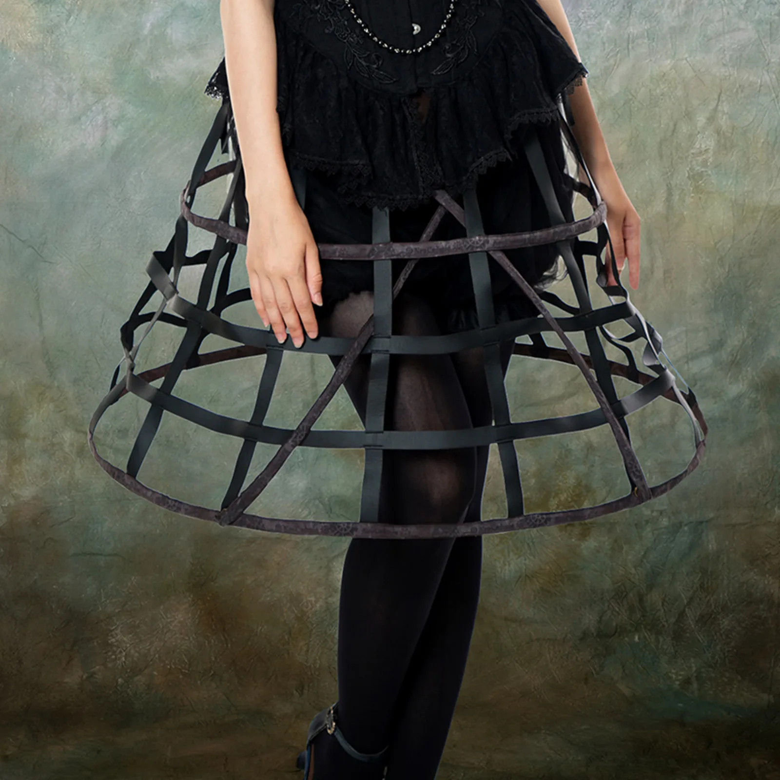 Women Lolita Crinoline Petticoat Hoop Skirt For Wedding