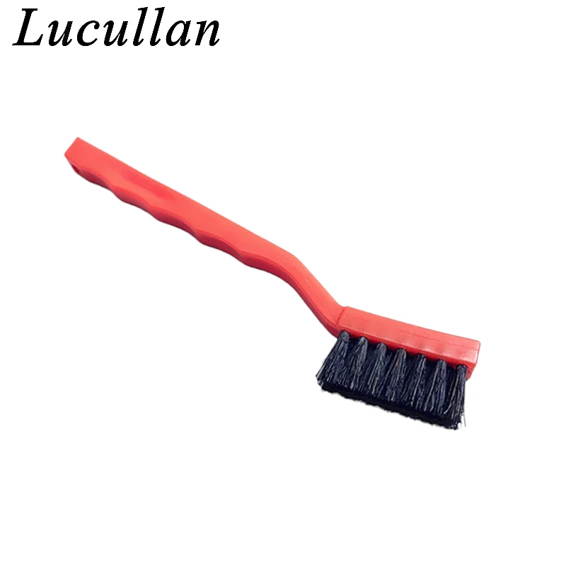 7" Ergonomic Handle Portable Bristle Brush Car Panel Seams Tyre Leather Engine Room Cleaning Brush