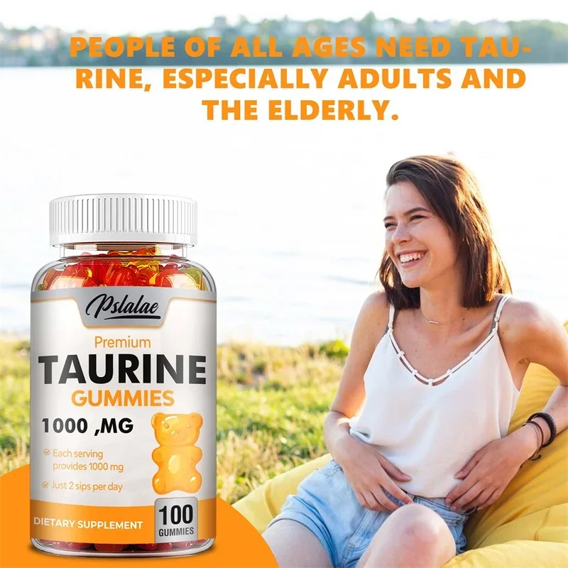 Taurine Gummies Antioxidant Supports Brain and Heart Health Relaxes Mood
