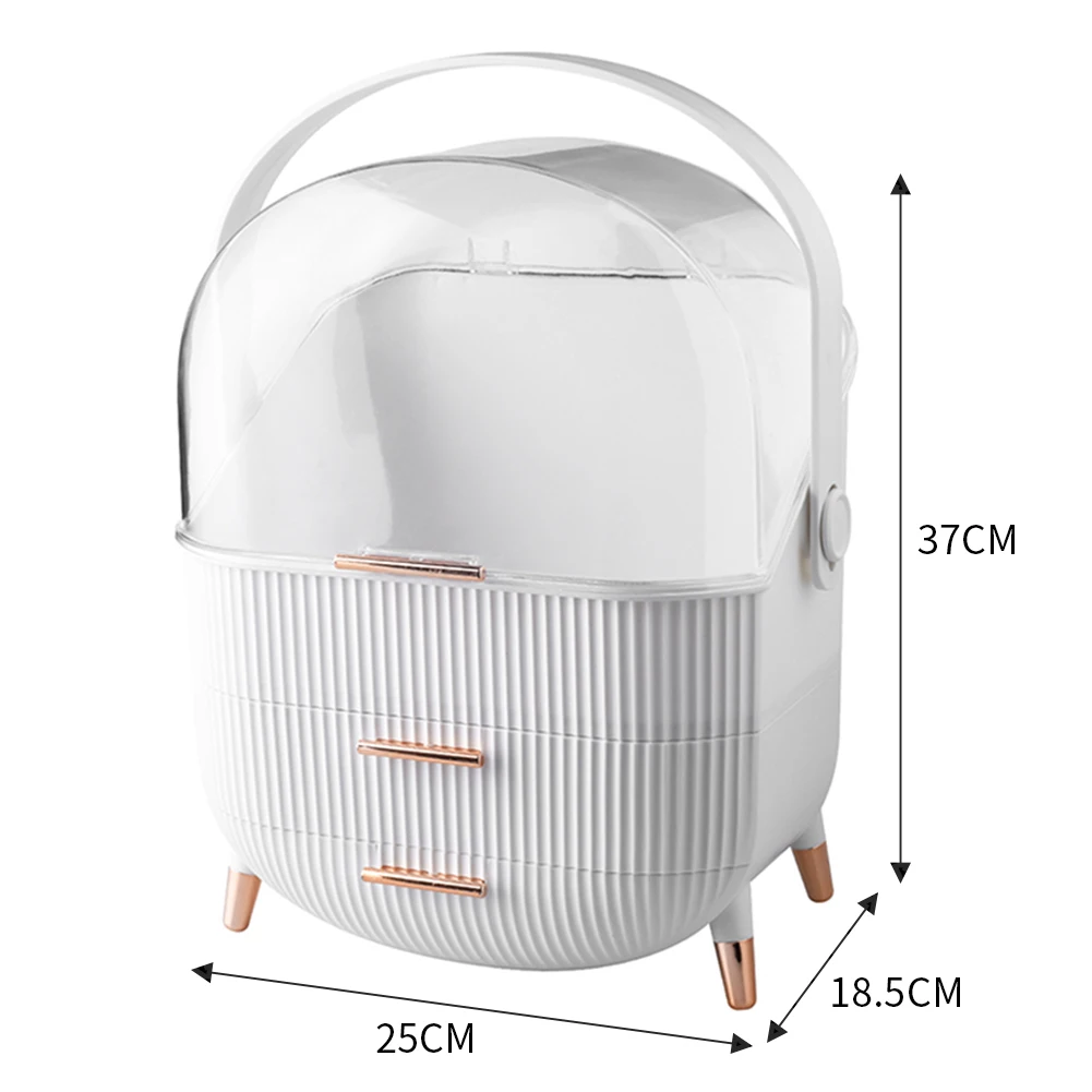 Dustproof Makeup Organizer with Drawers: 3 - 5 Days Free Delivery Only UK