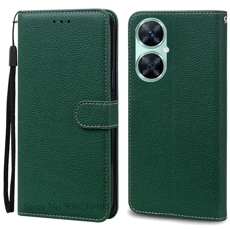 Elegant Leather Flip Wallet Case for Huawei Nova 11i - Premium Silicone Cover Coque s