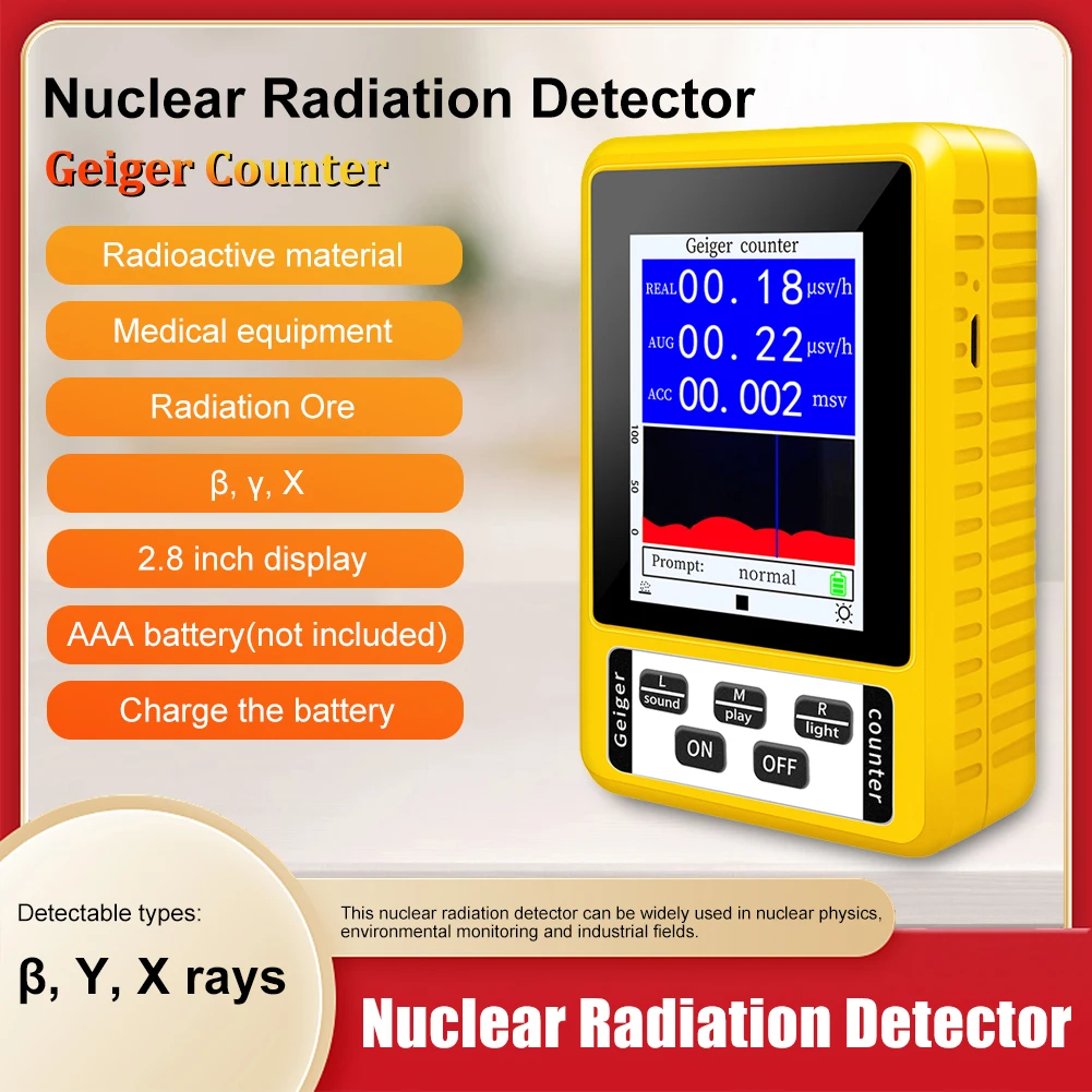 Новинка, диагностический детектор радиации, устройство 2 в 1 Emf, измеритель уровня радиации