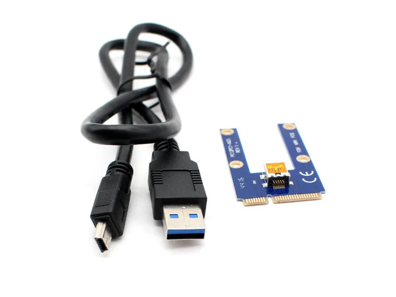 Pci Poster USB 3.0 Pcie PCI-E Express 1x To 16x Extender Riser Card Adapter Power BTC Cable Alimentatore PC - Foto 5