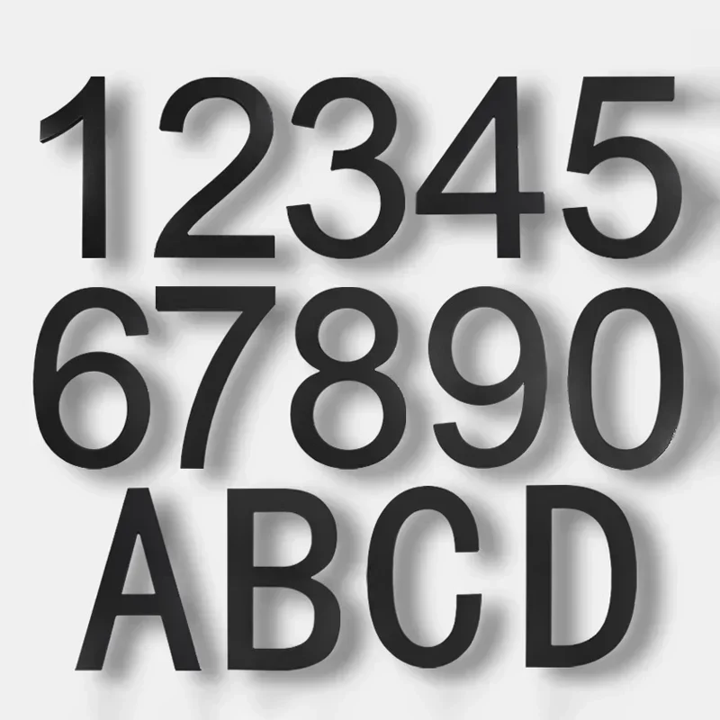House Number Signs House Numbers House Wall Plaques Number Plate 8 Inch House Number Outdoor 26 Letters #0-9 Numeric Home Outdoor Numbers Plaque Signs Address Numbers Street Slogans Custom Sign