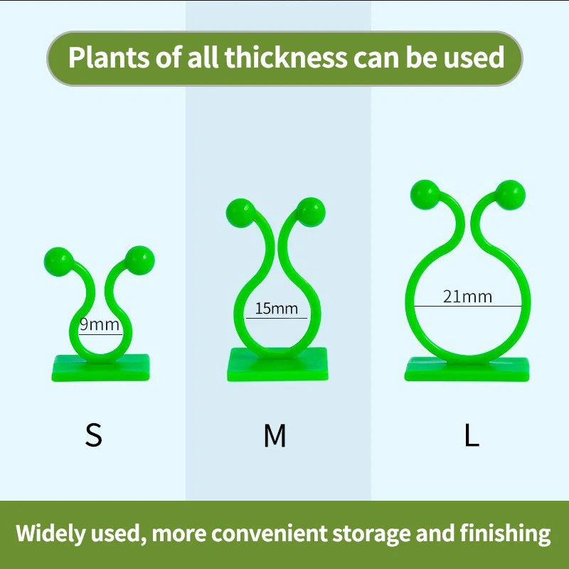 식물 등반 벽 자체 접착 고정 버클 후크, 패스너 묶인 고정 장치, 포도 나무 버클 후크, 정원 식물 벽 등반 포도 나무 클립