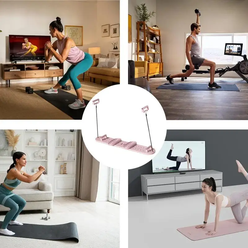 Resistance Bands Plus Pushup Board Multi-functional Pushup Bar Chest Muscle Exercise Board Multipurpose Exercise Equipment