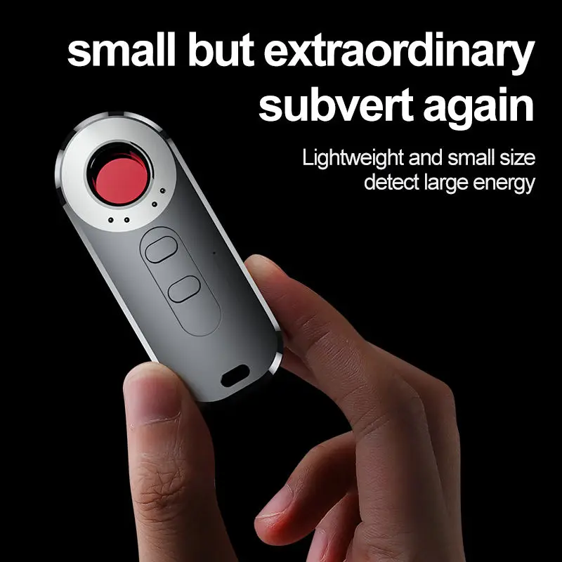 Portable Mini Camera Detector Anti-Candid Camera Detector Hotel Cam Finder Alarm Anti-Candid Infrared Scanner AK400 Scanner