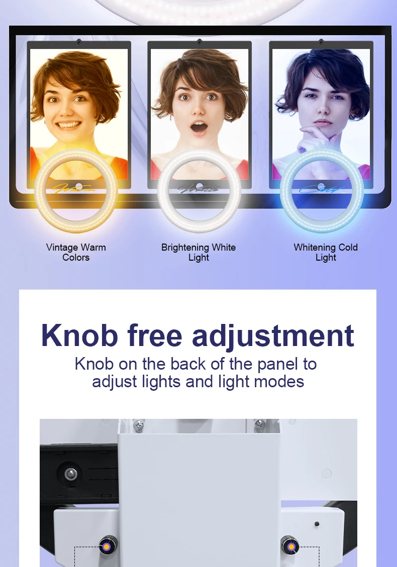 Máquina de fotomatón para iPad, para 10,2 pulgadas/10,5 pulgadas/11 pulgadas/12,9 pulgadas/13 pulgadas, bodas, fiestas, eventos, fotomatón LED portátil para Selfie