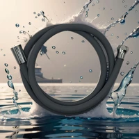 Ultra-Soft Silicone Shower Hose – Kink Design with Brass Fittings, Universal Fit for Handheld Showerheads, Bidets, and Sprayers