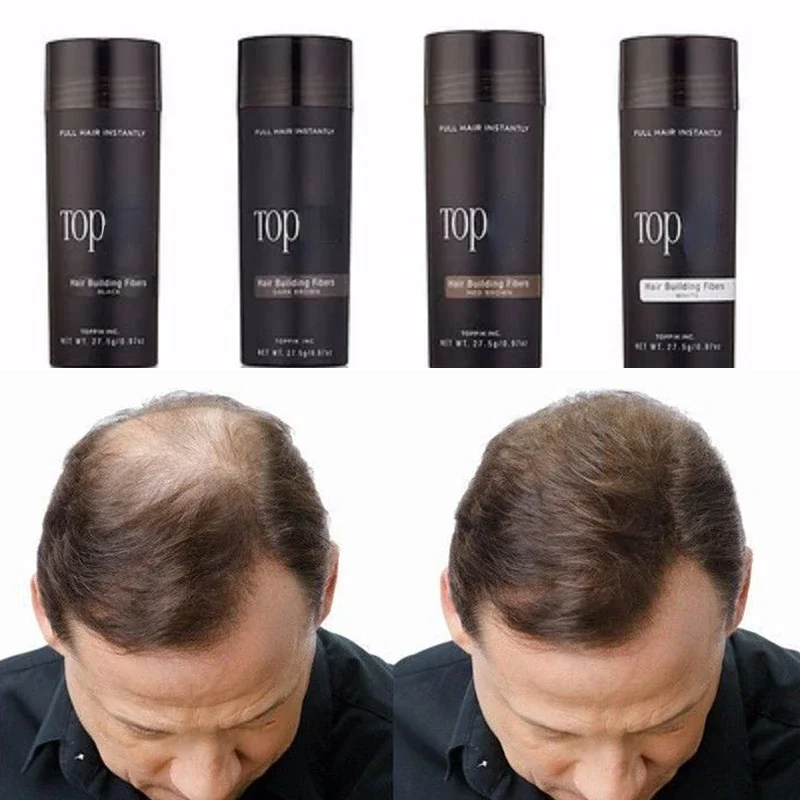 10pcs Hair Fiber Regrowth Powder 27.5g Keratin Original Hair Building Fibers Applicator Spray Pump Growth Product Care hair building powder hair building fibers